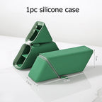 Silicone Pencil Case Foldable Large Capacity Pencil Case Expandable Vertical Versatile Stationery Office Organizer Pencil Case