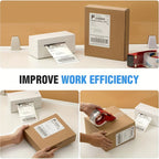 4x6 Inch Thermal Shipping Label Paper 100/200/300/500PCS Adhesive Paper For Express Waybill DHL UPS Express Barcode All-Purpose
