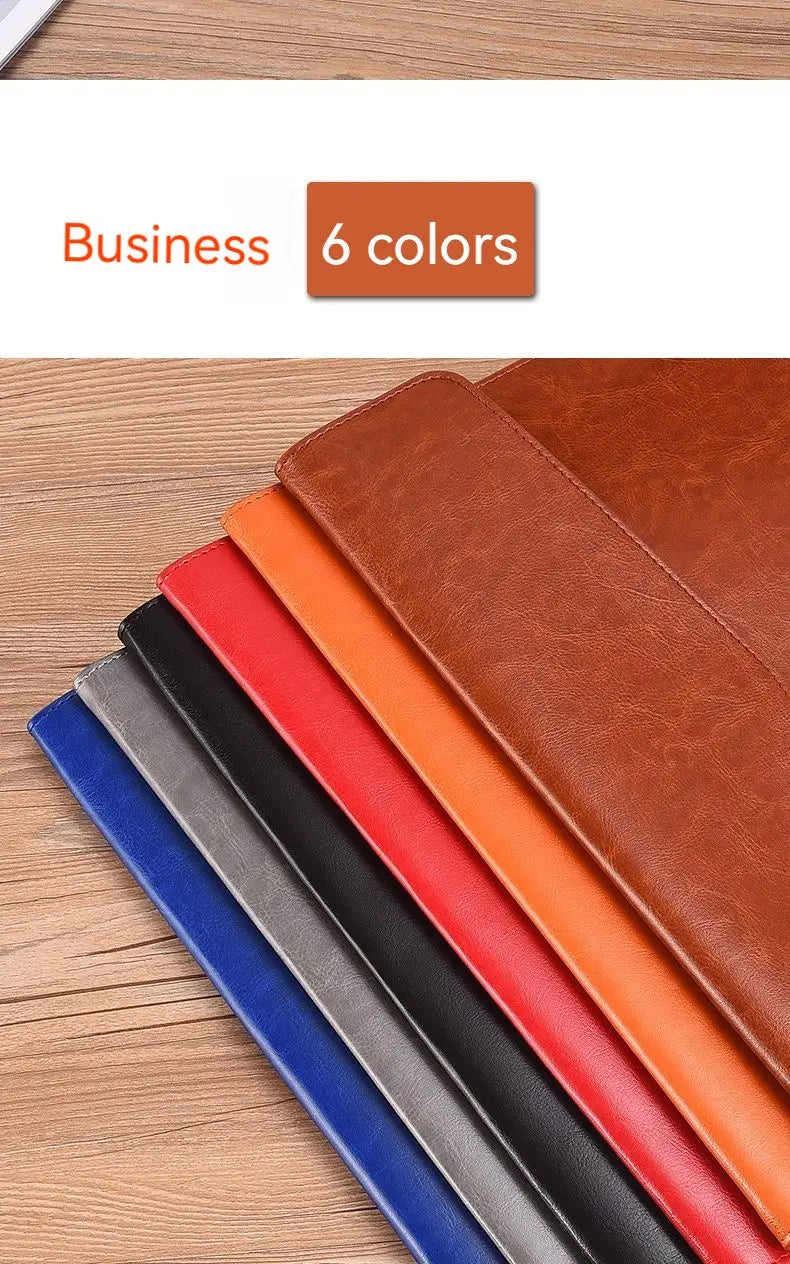 A6 A5 A4 Leather File Folder Data Package Document Bag Fashion Briefcase Data Contract Bill File Bag School Office Supplies