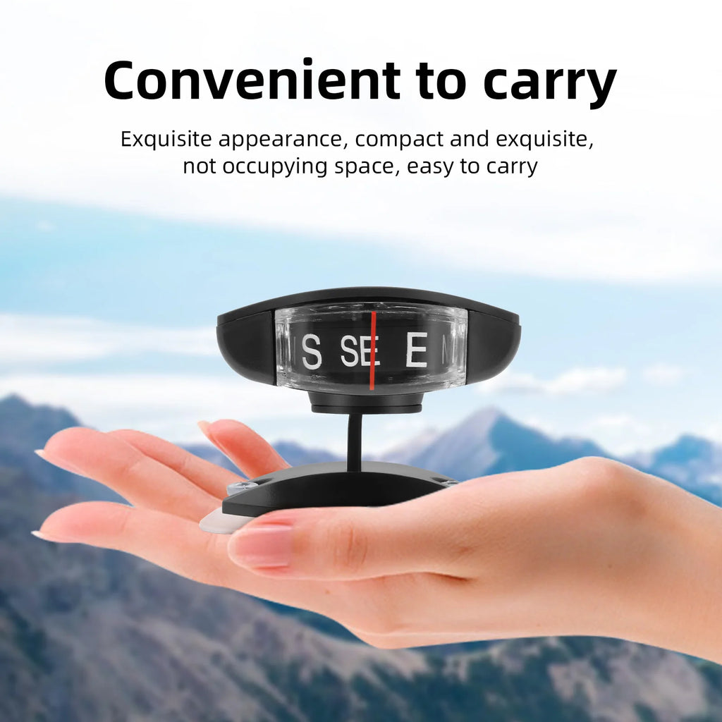 Multifunctional Compass Portable Compact Navigation Device Universal Outdoor High Precision Compass For Car Boat Moto Bicycle