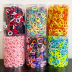 50/100/300pcs Kids Elastic Hair Bands Girls Sweets Scrunchie Rubber Band for Children Hair Ties Headband Baby Hair Accessories