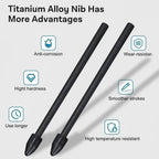 Replacement Pencil Tips for Samsung Galaxy Tab S6 S7 S21 S22 S23 S24 Note 10 20 S Pen SPen Nibs with Removal Tweezer Refill Set