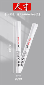 1/3/5 Pcs White Marker Pens 1.0mm 2.0mm Fast Drying Permanent Oily Waterproof Paint Tire Markers Graffiti Pens