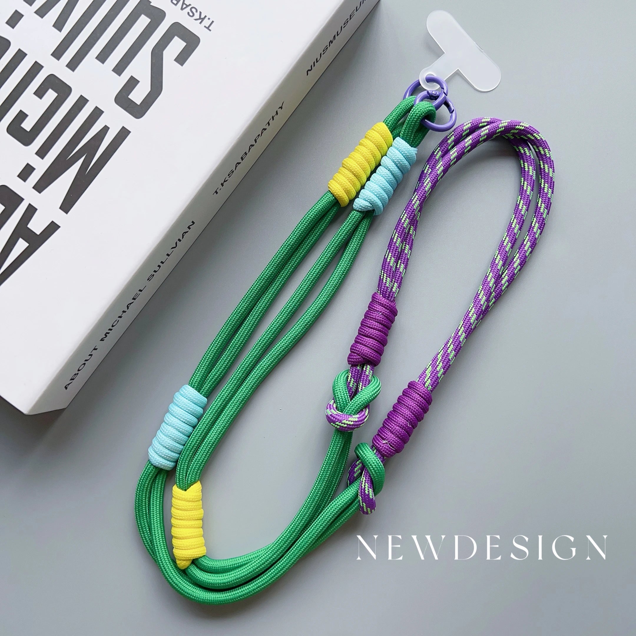1Pc Lanyard Cross-body Shoulder Straps Keychain Adjustable Korea Long Rope with Replacement Patch for DYM Phone Accessories