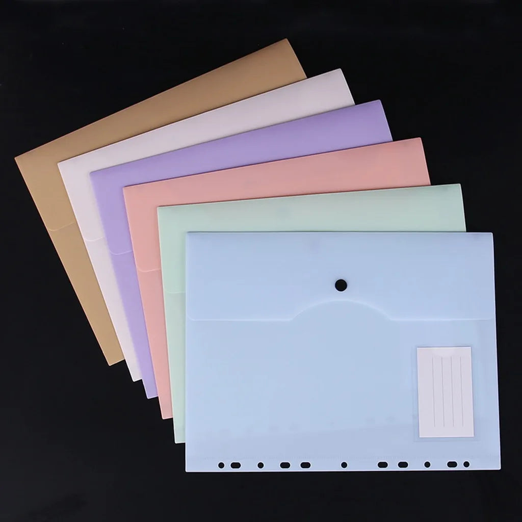 3-Ring Binder  A4 Binder Document Folder Secure Loose Leaf Pocket For School File Management Document Storage