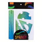 20cm Soft Ruler  with Gradient Ombre Style and Length Measured in Both Centimeters and Inches Suitable  Students  School Use