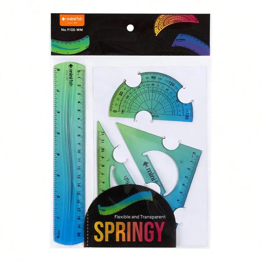 20cm Soft Ruler  with Gradient Ombre Style and Length Measured in Both Centimeters and Inches Suitable  Students  School Use