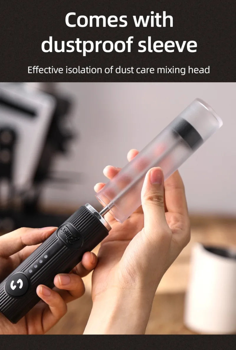 New Milk Foamer Bincoo Coffee Frother Rechargeable Handheld Coffee Milk Electric Handle Blender Egg Beater Espresso Tool