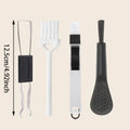 4pcs Keyboard Cleaning Kit with Keycap Puller, Plastic Keycap Remover & Shaft Cleaner for Mechanical Keyboard Maintenance.