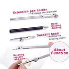 Stainless Steel Multifunctional Drafting Drawing Compass/Lead Core Math Geometry Circles Tool Durable Supplies 8600/8601