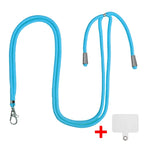 Cell Phone Lanyard Crossbody Adjustable Neck Strap for Around The Hand with Clear Tether Tab for Most Full Coverage Phones Case