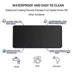 XXL Black and White Strata Liquid 900x400 Mouse Pad Computer Laptop Anime Keyboard Mouse Mat Large Mousepad Keyboards Desk Mat