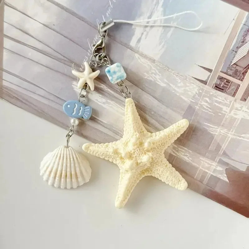 Cute Clouds Star Colourful Mobile Phone Strap Short Wrist Strap Charm Keychain Camera Chain Lanyard Universal Phone Case Lanyard
