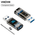 Digital Display USB3.2 Adapter USB A To Type C Adapter Data Transfer 60w Fast Charging USB C Converter For PC iphone15 Samsung