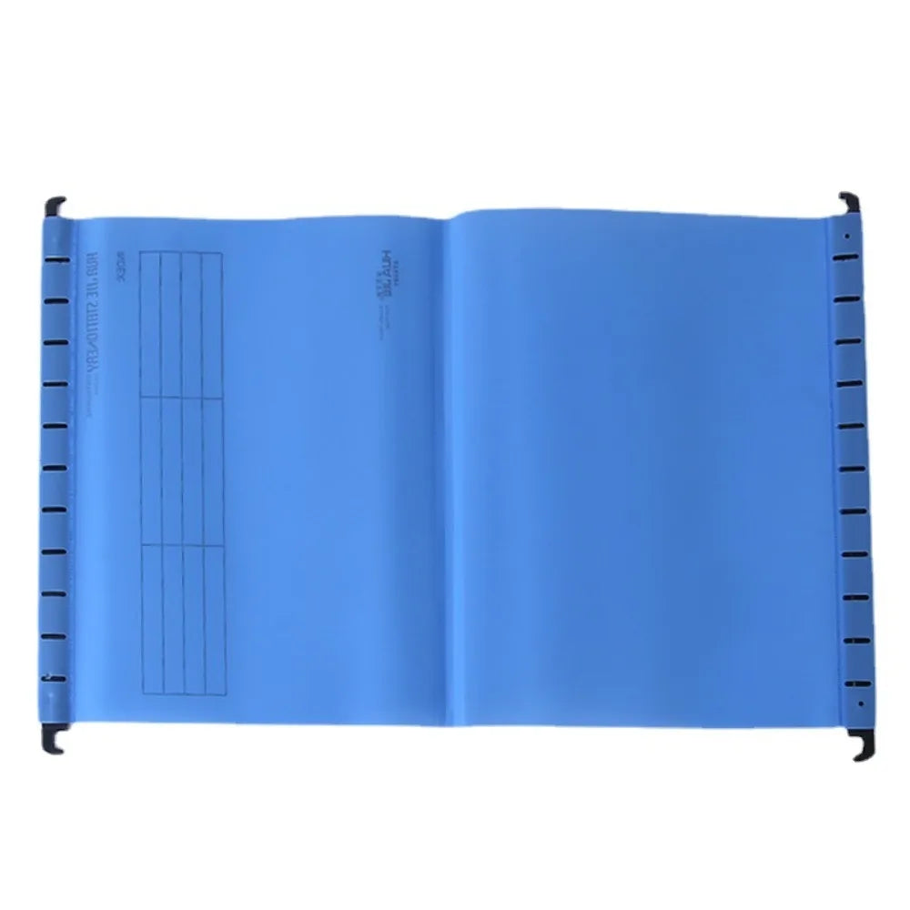 New PVC A4 Quick Labor Folder A4 Suspended Type Filing Cabinet Dividers with Hook Color Random Hanging File Folders Office