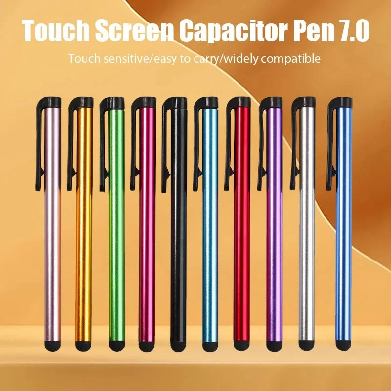 10pcs/lot Universal Capacitive Stylus Pens, High Precision Rubber Tip Touch Screen Pen for iPad iPhone Android Tablets & Smartph