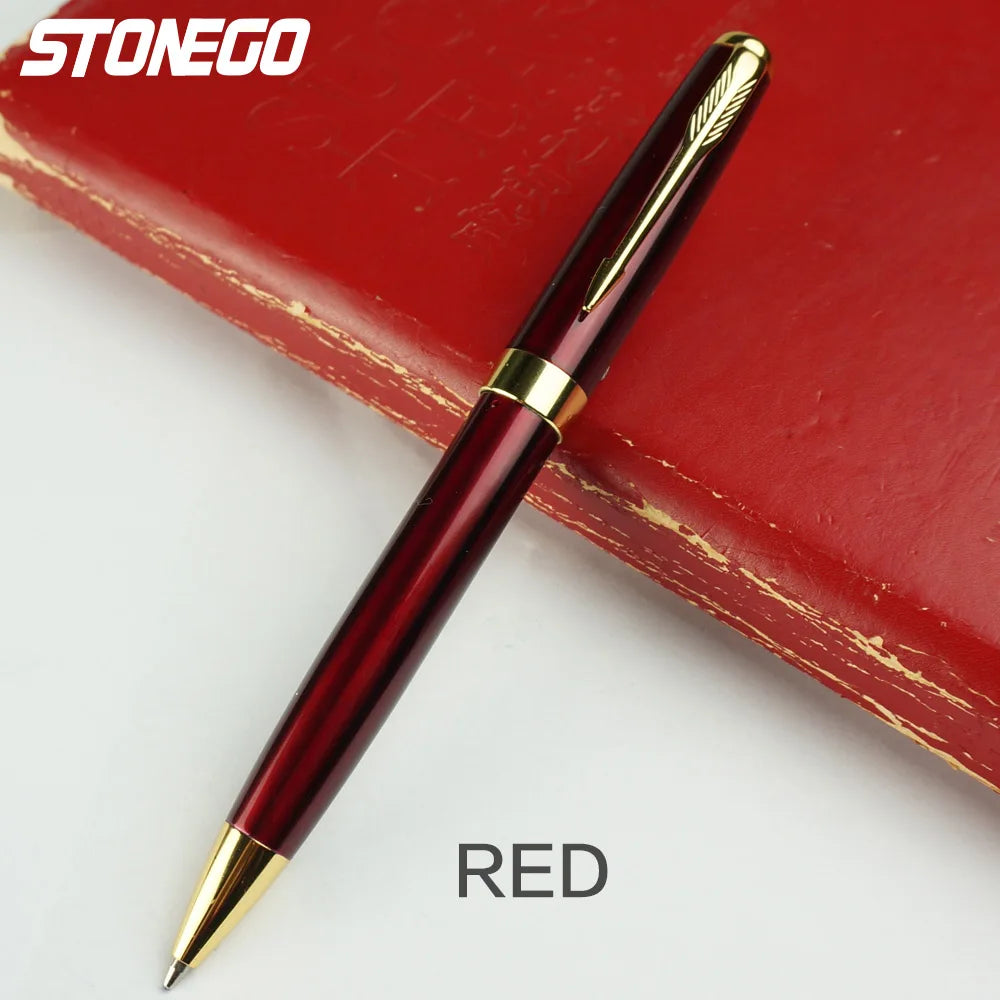 STONEGO Fashion Wallet Pen Short Paragraph Gift Travel Pocket Pen Mini Pocket Short Clip Metal RollerBall Pen Travel Pocket Pen