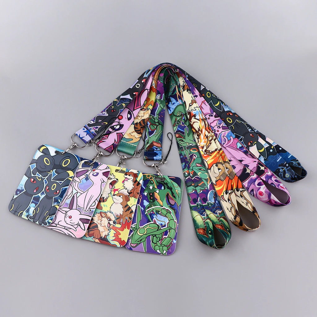 Cute Anime Lanyards For Key Neck Strap Lanyards ID Badge Holder Keychain Key Holder Hang Rope Keyrings Accessories Gifts