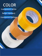 1roll 42mm Width Clear Yellow Packing Tape, Heavy Duty Packaging Tape for Shipping Packaging Mobile Sealing, 40-190m