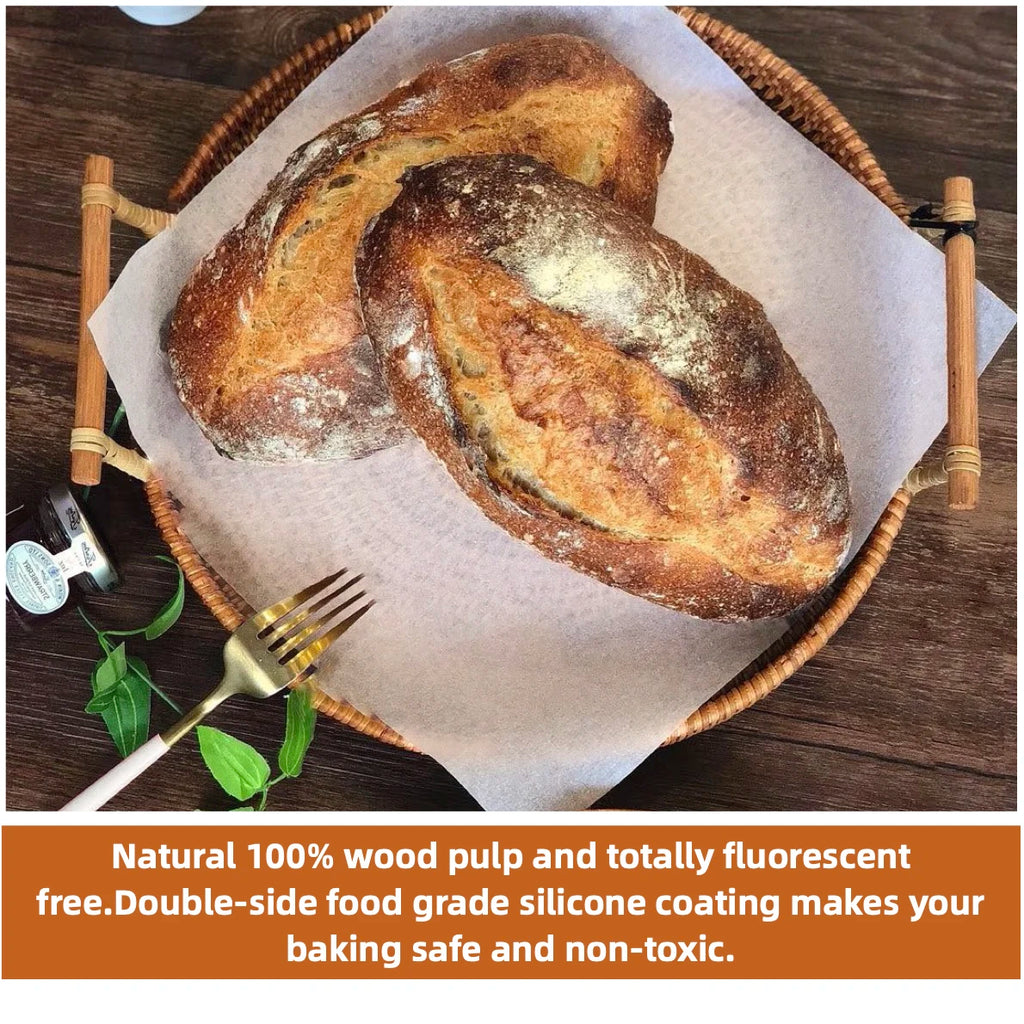 Parchment Paper Baking Paper 4"6"8"9"10"12" Precut Non-Stick Grilling Food Packaging Oven Air Fryer Steaming Bread Cake Cookie
