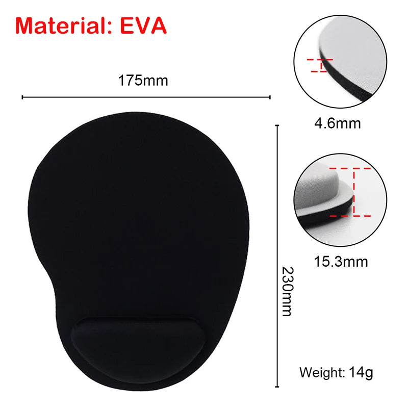 Upgraded Mousepad With Gel Mouse Pad With Wrist Rest Pc Gamer Anti-Slip Gaming Laptops Keyboard Accessories Drop Shipping