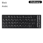 Spanish English Russian Arabic French Luminous Keyboard Stickers For Laptop PC Desktop Key Board Night Light Dustproof Sticker