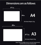 Tracing Paper Translucent Craft Copying Calligraphy Drawing Writing Sheet Writing Sketching Painting Art Supplies Student A4/A3