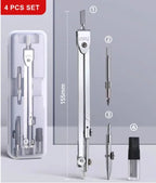 Stainless Steel Drafting Set Durable Drawing Compass Math Geometry Circles Tool School Supplies