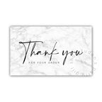 30pcs/pack Pink Thank You Card For Supporting Business Package Decoration "Gorgeous Thanks" Business Card Handmade With Love