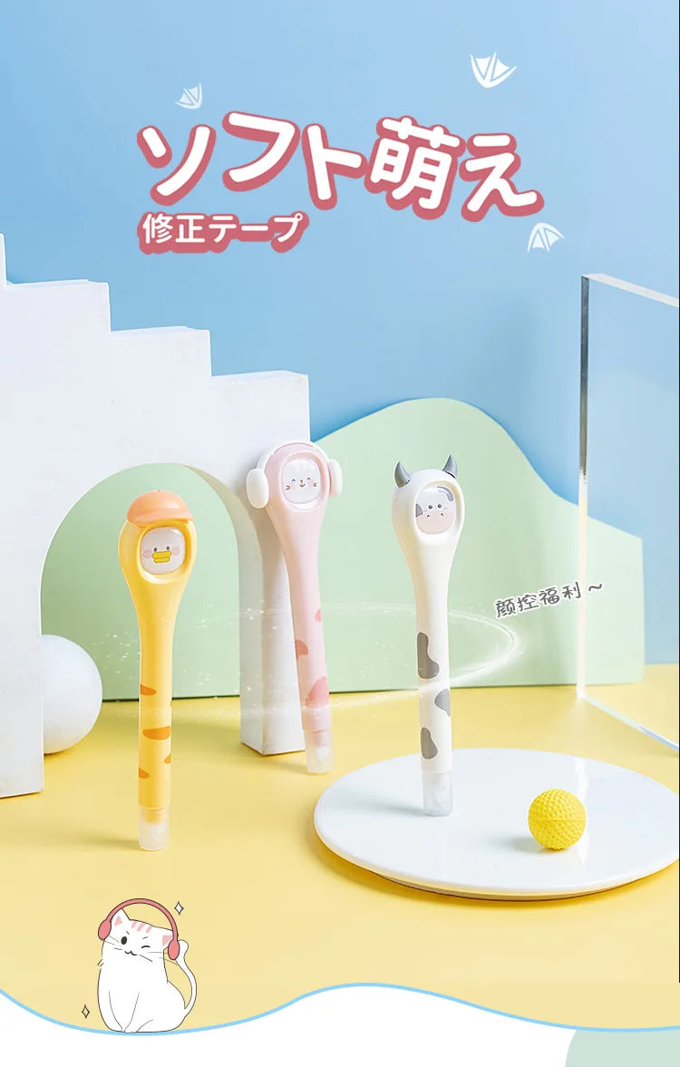 5mm*6m Stationery Creative Pen Correction Tape Painting Tape Portable Student Cute Correction Band School Supplies Kawaii