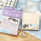 100sheets Cute Cat Memo Notes Creative Collage DIY Scrapbooking Aesthetic Material Paper School Office Supplies