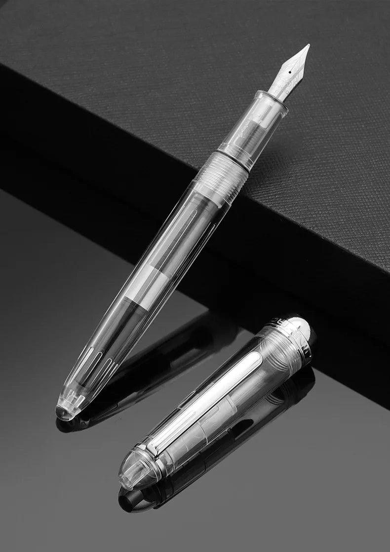 JINHAO 992 Fountain Pen Silver Clip 12 Colors Writing Pens Luxury Quality Student Business Office School Supplies Stationery
