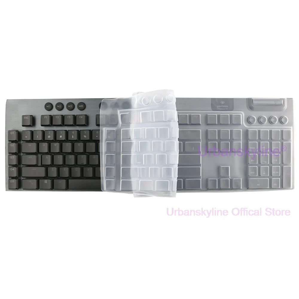 Keyboard Cover for Logitech G813 G913 TKL G915 TKL for Logi Mechanical Protective Protector Skin Case Clear Silicone