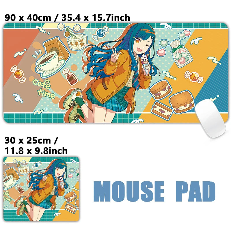 Project Sekai Birthday Full Character 25-ji Nightcord de PJSK Mouse pad Table Mat Gaming XXL Anime Mousepad Keyboard Desktop Mat
