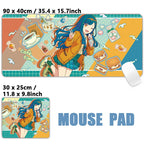 Project Sekai Birthday Full Character 25-ji Nightcord de PJSK Mouse pad Table Mat Gaming XXL Anime Mousepad Keyboard Desktop Mat