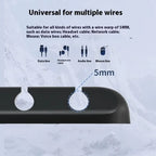 Desktop Cable Organizer, Mobile Phone Charging Cable, Data Cable Organizer, Network Wiring Fixture, Storage Bundle Buckle