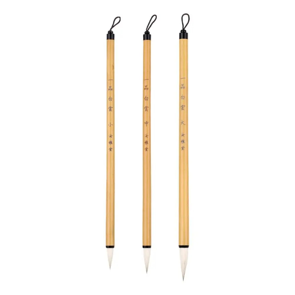 Traditional Chinese Calligraphy Brush Oil Painting Oil Watercolor Scriptures Writing Brush High-end Wolf hair Art Paint Brush