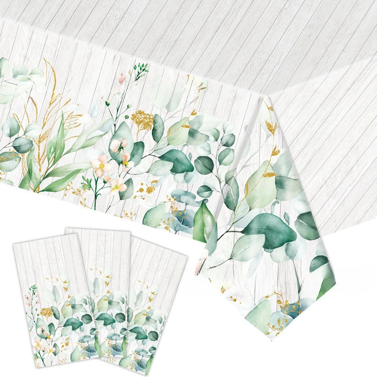 20pcs Disposable Tableware Such As Green Ink Party Sage Themed Paper Cups Plates Tissues Knives Birthday Party Decorations