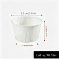 100pcs Disposable Paper Medicine Cups 1.63oz Mini Paper Cup for Medication Pills Distribution Food Tasting Cups Sauce Cups