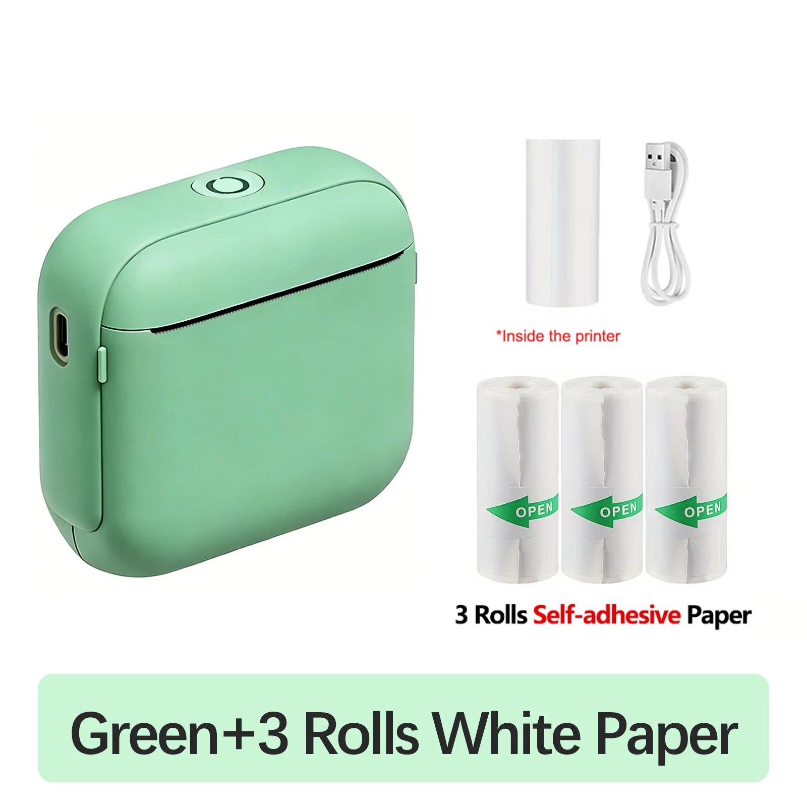X6 Mini Portable Printer Wireless Bluetooth Thermal Printer For Photo Label Notes Memo List Printing Tag Sticker Printer As Gift