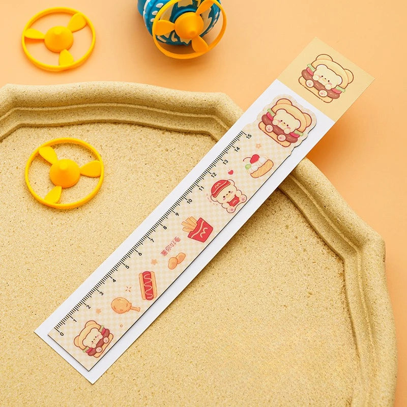 Magnetic Ruler Multifunction Cartoon Soft Ruler Ruler Cute Student School Supplies Reward Children Stationery Small Gift