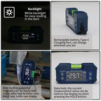 SHAHE Rechargable Digital Protractor Inclinometer Digital Angle Finder Level Box Angle Measuring Tools