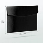 A4 Portable File Storage Bag Durable PU Material Expandable Folder - Popular File Storage Manager