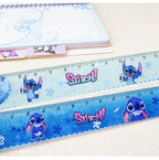 Disney Stitch Multi-functional Drawing Tools, Student Stationery Measuring Supplies, Cartoon Measuring Ruler, Folding Ruler