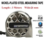 New 3/5/7.5M Metric Tape Measure Stainless Steel Anti-corrosion Retractable Ruler Woodworking Ruler Metric Tape Measuring Tools