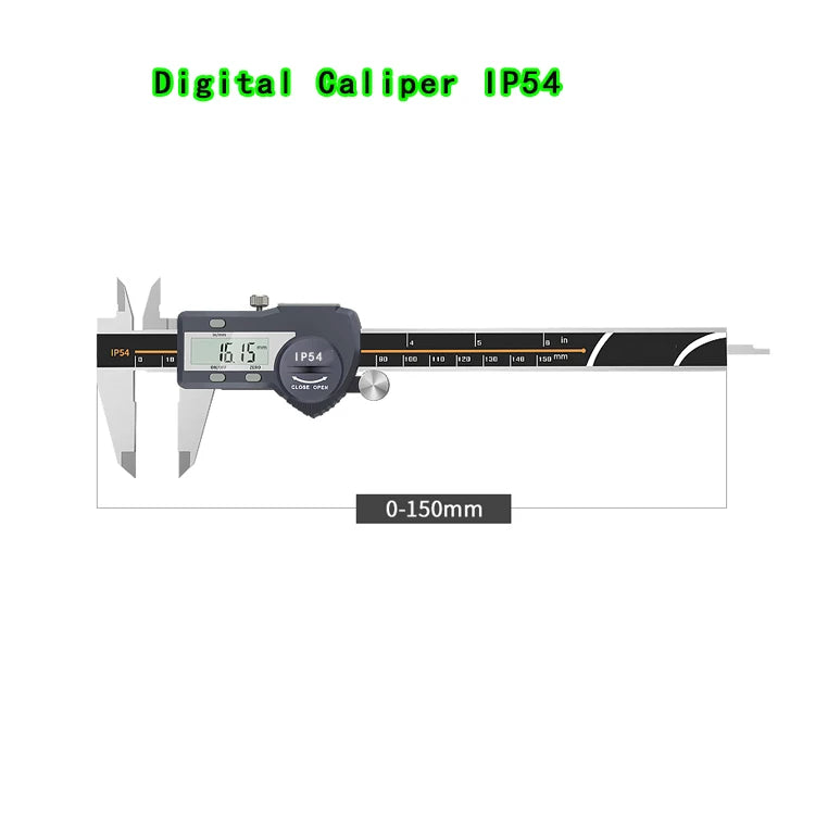 Built-in Bluetooth Digital Caliper for Wireless Transmission Electronic Caliper for Measuring Outer Diameter Inner Diameter 150m