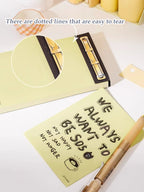 75 Sheets of Plande Note Book Can Be Torn Student Study Memo Hand Account Non-adhesive Notepad Blank Note Book Pocket Stationery