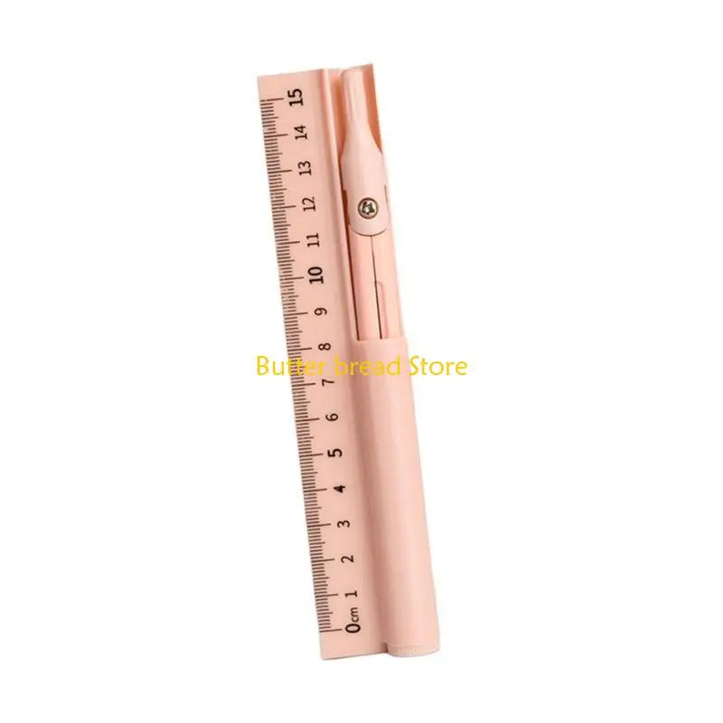 W89C Multifunction 3 in 1 Ruler Dawing Ruler Tool School Geometry Tool For Student Measuring and Drawing