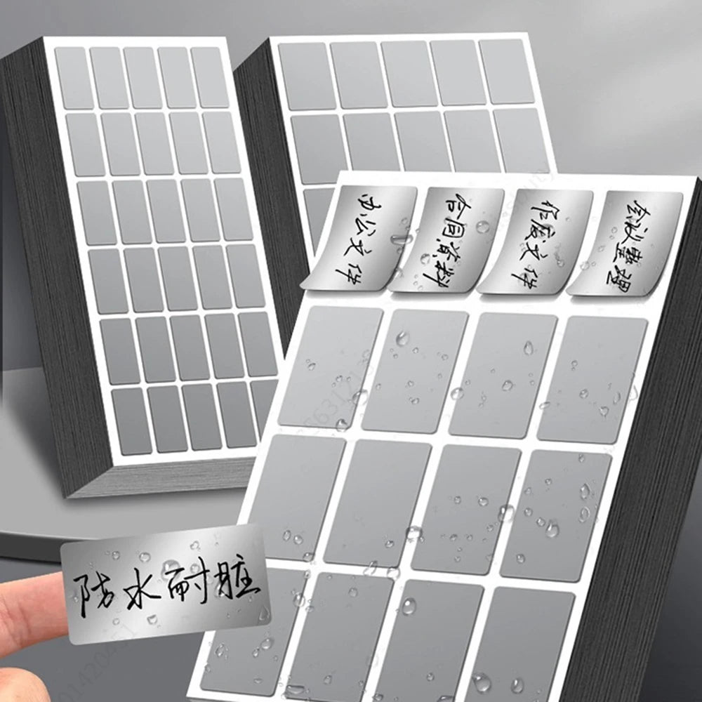 160Pcs-300Pcs-600Pcs Removable Waterproof Label Stickers Ideal for Organizing Office & Home Use Storage Freeze Food Design