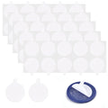 50Pcs Wax Seal Stamp Double-Sided Adhesive Stickers Round Discs Stamp Adhesive Tape DIY Envelope Cards Label Wax Sealing Sticker
